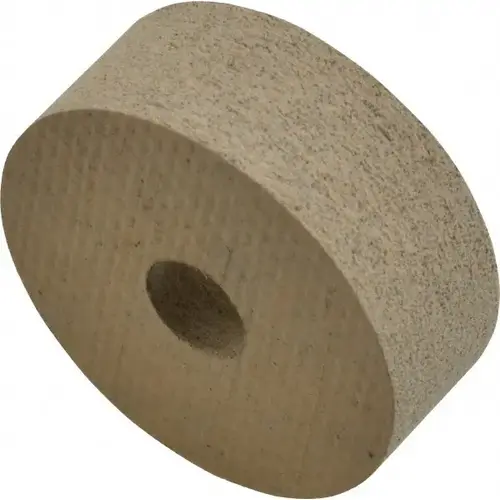 Unmounted Buffing Wheel: 1" Dia, 3/8" Thick, 1/4" Arbor Hole Dia Unmounted Buffing Wheel: 1" Dia, 3/8" Thick, 1/4" Arbor Hole Dia