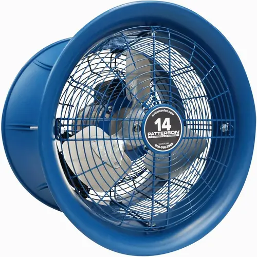 Industrial Circulation Fan: 14" Dia, 2,600 CFM