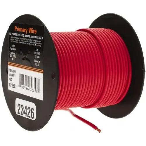 16 AWG Automotive Plastic Insulated, Single Conductor Wire 16 AWG Automotive Plastic Insulated, Single Conductor Wire