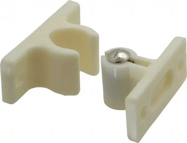 Sugatsune America 2-17/64 Long x 1 Wide x 1-1/4 High Plastic & Steel Adjustable Knuckle Catch ESO-6732/WHT Sugatsune America 2-17/64 Long x 1 Wide x 1-1/4 High Plastic & Steel Adjustable Knuckle Catch ESO-6732/WHT