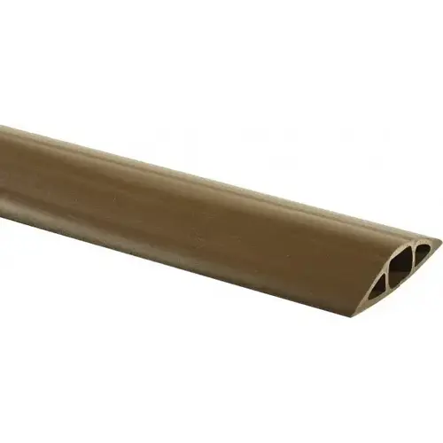 Floor Cable Cover: Polyvinylchloride, 1 Channel, 1/2" Max Cable Dia Floor Cable Cover: Polyvinylchloride, 1 Channel, 1/2" Max Cable Dia