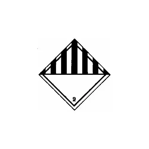 Shipping & DOT Label: 4" Wide, 4" High