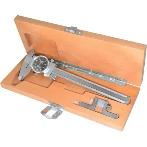 Dial Caliper: 6 inch Range, 0.001 inch Graduation, 0.1 inch per Revolution Dial Caliper: 6 inch Range, 0.001 inch Graduation, 0.1 inch per Revolution