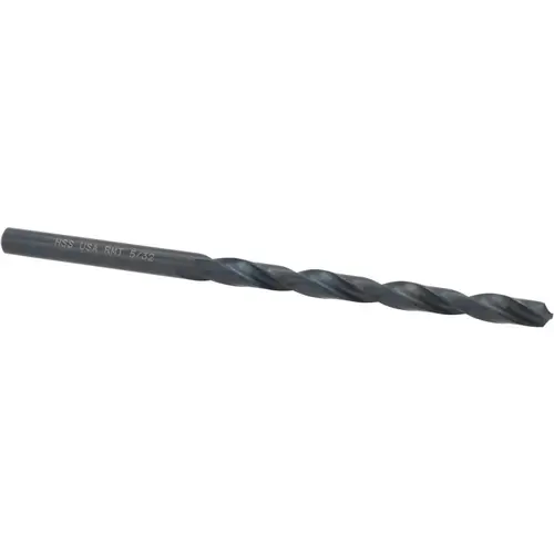 Jobber Drill: 5/32" Dia, 118 deg Point, High Speed Steel Oxide Jobber Drill: 5/32" Dia, 118 deg Point, High Speed Steel Oxide