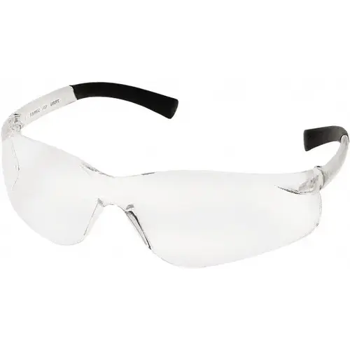 Safety Glass: Scratch-Resistant, Polycarbonate, Clear Lenses, Frameless, UV Protection