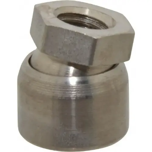 3/8-16, 3/4" Pad Diam, Uncoated Bottom, Stainless Steel Toggle Pad 3/8-16, 3/4" Pad Diam, Uncoated Bottom, Stainless Steel Toggle Pad