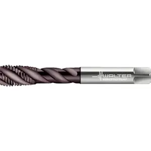 Walter-Prototyp 6432612 Spiral Point Tap: 1/2-20 UNF, 4 Flutes, Plug Chamfer, 2B Class of Fit, High-Speed Steel-E-PM, THL Coated