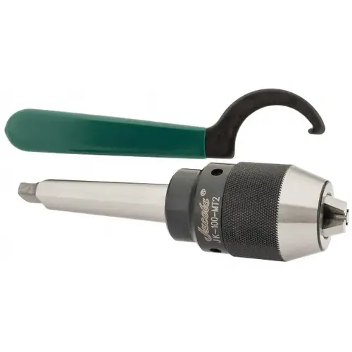 Drill Chuck: 25/64" Capacity, Integral Shank Mount, 2MT
