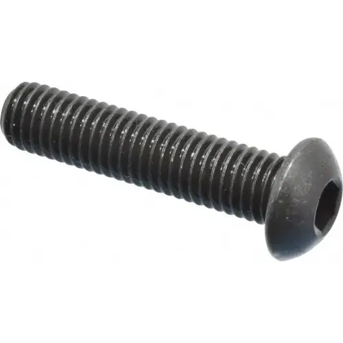 M8x1.25 35mm Length Under Head Hex Socket Drive Button Socket Cap Screw