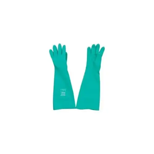 Chemical Resistant Gloves: Medium, 22 mil Thick, Nitrile, Unsupported Chemical Resistant Gloves: Medium, 22 mil Thick, Nitrile, Unsupported