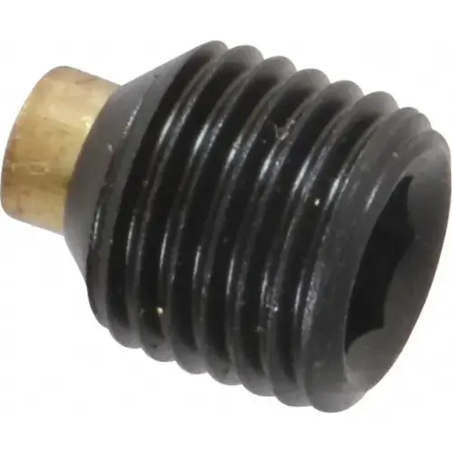 Set Screw: 3/8-24 x 3/8", Soft Tip Point, Alloy Steel, Grade 8 - pack of 10