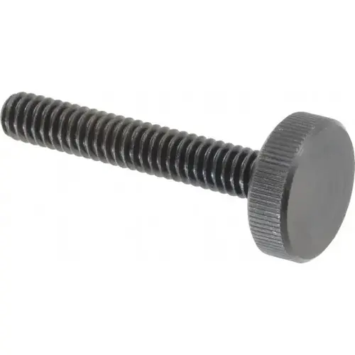 C-12L14 Steel Thumb Screw: 1/4-20, Knurled Head