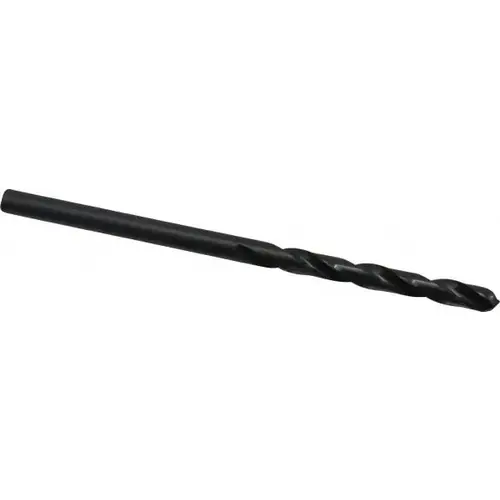 Aircraft Extension Drill Bit: 19/64" Dia, 135 degree Point, High Speed Steel Oxide