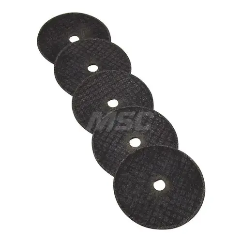 Cut-Off Wheel: Type 1, 3" Dia, 1/16" Thick, 3/8" Hole, Fiber Cut-Off Wheel: Type 1, 3" Dia, 1/16" Thick, 3/8" Hole, Fiber