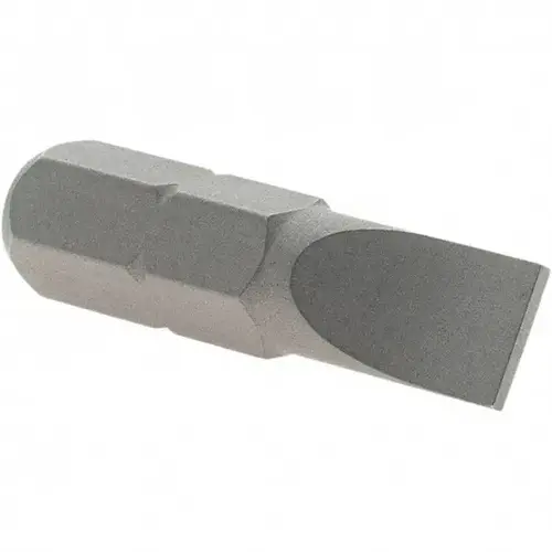 7/32" x 0.04" Blade, 1/4" Drive Slotted Screwdriver Bit 7/32" x 0.04" Blade, 1/4" Drive Slotted Screwdriver Bit