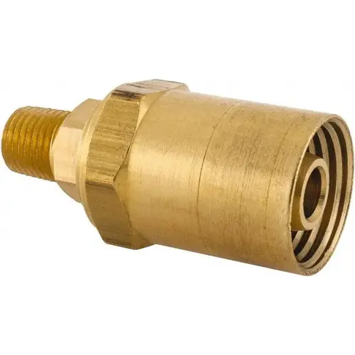 1/4 NPTF, Reusable Hose Male Fitting 1/4 NPTF, Reusable Hose Male Fitting