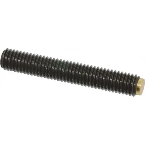 Set Screw: M8 x 1.25 x 50 mm, Soft Tip Point, Steel, Grade 5.8