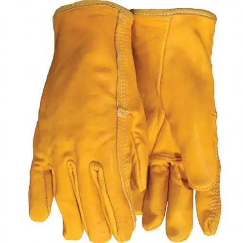 General Purpose Work Gloves: Large, Cowhide Leather