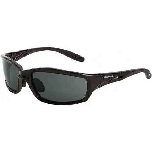 Safety Glass: Scratch-Resistant, Polycarbonate, Smoke Lenses, Full-Framed, UV Protection