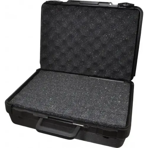 Clamshell Hard Case: Cubed Foam, 15" Wide, 4.38" Deep, 4-3/8" High