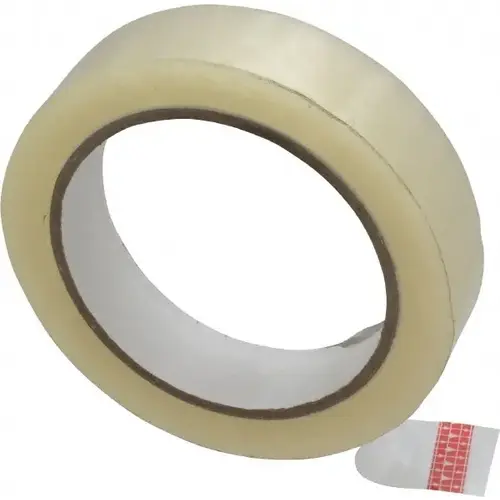 Packing Tape: 1" Wide, Clear, Acrylic Adhesive - pack of 6