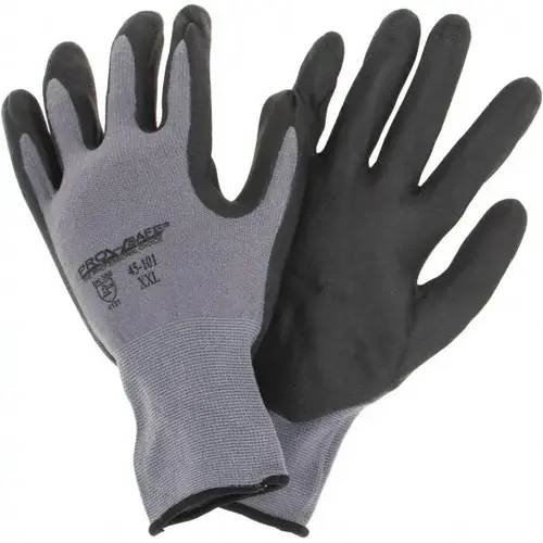 General Purpose Work Gloves: 2X-Large, Nitrile Coated, Nylon General Purpose Work Gloves: 2X-Large, Nitrile Coated, Nylon