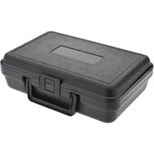 Clamshell Hard Case: Cubed Foam, 10-1/2" Wide, 3" Deep, 3" High