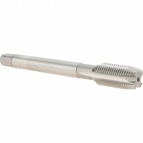Spiral Point Tap: 1/2-20, UNF, 4 Flutes, Plug, 3B, Powdered Metal, Bright Finish Spiral Point Tap: 1/2-20, UNF, 4 Flutes, Plug, 3B, Powdered Metal, Bright Finish
