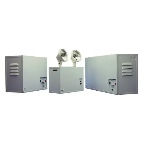 2 Head Anti-Corrosive & Impact Resistant Halogen Emergency Lighting Unit