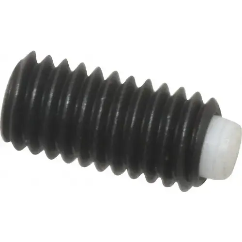 Set Screw: M6 x 1.00 x 12 mm, Soft Tip Point, Steel, Grade 5.8