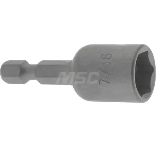 Power Screwdriver Bit: 7/16" Hex Drive Power Screwdriver Bit: 7/16" Hex Drive