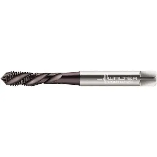 Spiral Flute Tap: M6x1.00 Metric, 3 Flutes, Modified Bottoming, 6HX Class of Fit, Powdered Metal, Hardlube Coated Proprietary Spiral Flute Tap: M6x1.00 Metric, 3 Flutes, Modified Bottoming, 6HX Class of Fit, Powdered Metal, Hardlube Coated Proprietary