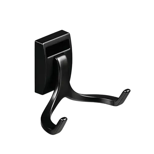 TAG - Wall Mounted Hook, Synergy Elite Double Prong, Black TAG - Wall Mounted Hook, Synergy Elite Double Prong, Black