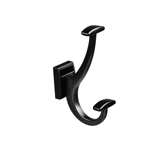Coat Hook, TAG Synergy Elite Collection 6 1/4" Coat Hook 3 5/8" (1 1/2 x 3 5/8") Black Coat Hook, TAG Synergy Elite Collection 6 1/4" Coat Hook 3 5/8" (1 1/2 x 3 5/8") Black