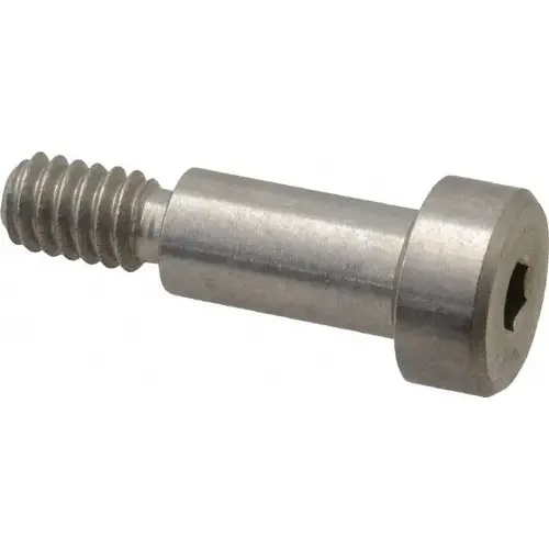 Precision Shoulder Screw: 5/16" Shoulder Dia, 5/8" Shoulder Length, 1/4-20, 0.438" Thread Length, 18-8 & 303, Stainless Steel, Hex Socket Precision Shoulder Screw: 5/16" Shoulder Dia, 5/8" Shoulder Length, 1/4-20, 0.438" Thread Length, 18-8 & 303, Stainless Steel, Hex Socket