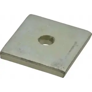 THOMAS & BETTS AB-241-1/4 Strut Channel Square Washer: Use with Thomas & Betts - Channels/Strut, 1/4" Bolt