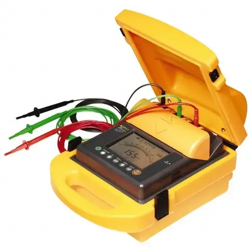 Digital LCD Display, 2,000,000 Megohm Electrical Insulation Resistance Tester & Megohmmeter