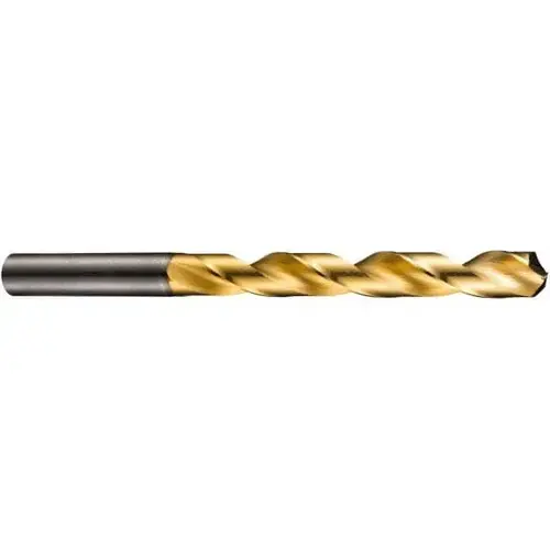 Jobber Drill: 3.00 mm Dia, 130 deg Point, Solid Carbide TiN Jobber Drill: 3.00 mm Dia, 130 deg Point, Solid Carbide TiN