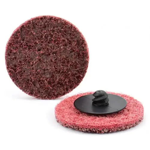 Quick-Change Disc: 2" Disc Dia, Aluminum Oxide, Non-Woven Quick-Change Disc: 2" Disc Dia, Aluminum Oxide, Non-Woven