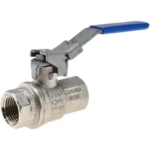 1-Way Manual Ball Valve: 1/2" Pipe, Full Port 1-Way Manual Ball Valve: 1/2" Pipe, Full Port