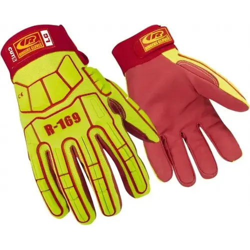 Cut & Puncture Resistant Gloves; Coating Material: Uncoated ; Coating Coverage: Palm & Fingers ; Glove Type: Cut-Resistant; Impact-Resistant ; ANSI/ISEA Cut Resistance Level: A5 ; Primary Material: Leather ; ANSI/ISEA Abrasion Resistance Level: 4