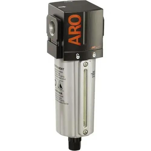 3/8" Port, 7.913" High x 2.874" Wide Standard Filter with Metal Bowl, Automatic Drain 3/8" Port, 7.913" High x 2.874" Wide Standard Filter with Metal Bowl, Automatic Drain