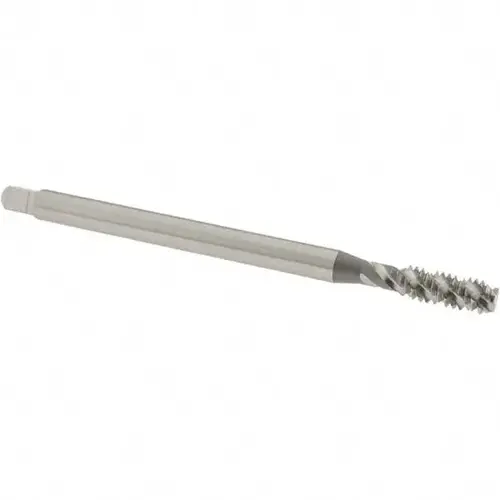 Extension Tap: 1/4-20, 3 Flutes, H3, Bright/Uncoated, High Speed Steel, Spiral Flute