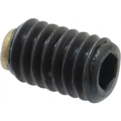 Set Screw: M4 x 0.70 x 6 mm, Soft Tip Point, Steel, Grade 5.8