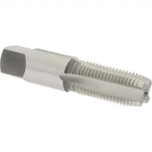 Standard Pipe Tap: 1/4-18, NPS, 4 Flutes, High Speed Steel, Bright/Uncoated