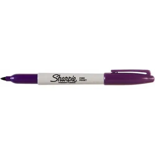 Permanent Marker: Purple, AP Non-Toxic, Fine Point - pack of 6