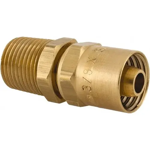 1/2 NPTF, Reusable Hose Male Fitting 1/2 NPTF, Reusable Hose Male Fitting