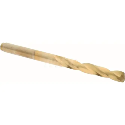 Screw Machine Length Drill Bit: 9/64" Dia, 135 deg Point, Cobalt TiN Screw Machine Length Drill Bit: 9/64" Dia, 135 deg Point, Cobalt TiN