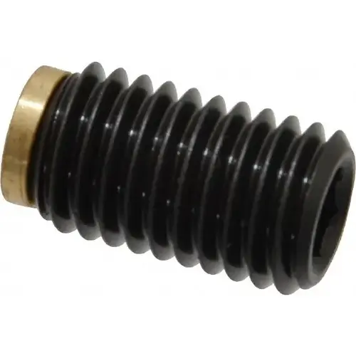Set Screw: M12 x 1.75 x 20 mm, Soft Tip Point, Steel, Grade 5.8