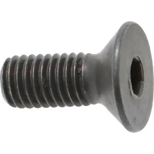 Flat Socket Cap Screw: M8x1.25, 12.9 Alloy Steel, Black Oxide Finish Flat Socket Cap Screw: M8x1.25, 12.9 Alloy Steel, Black Oxide Finish